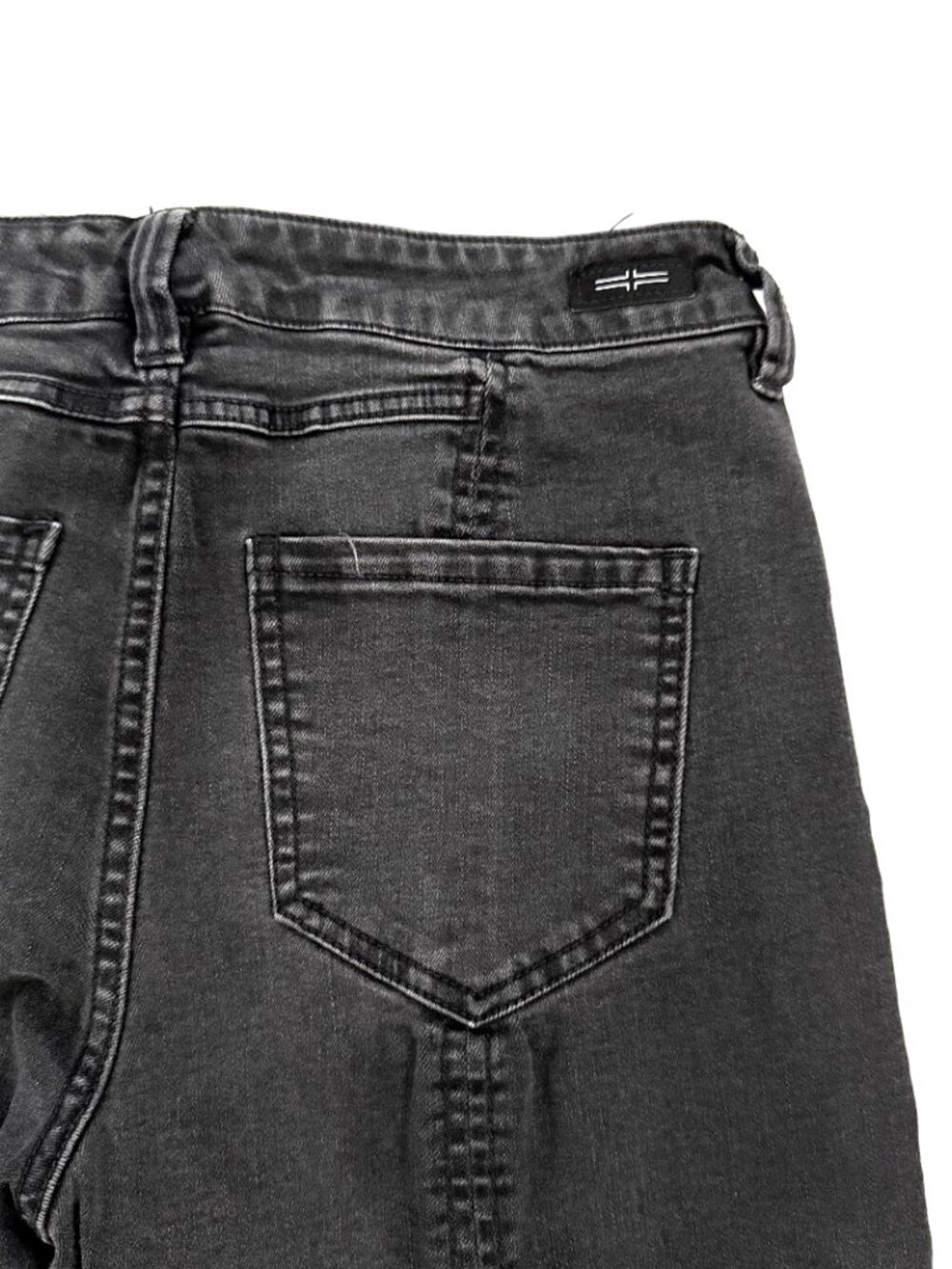 Liverpool Womens Jeans 8 Black Ankle Skinny Perfectly Faded Stretch